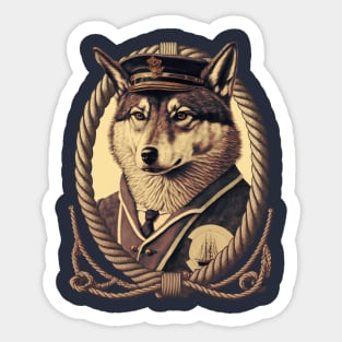 Sailor Wolf Sticker